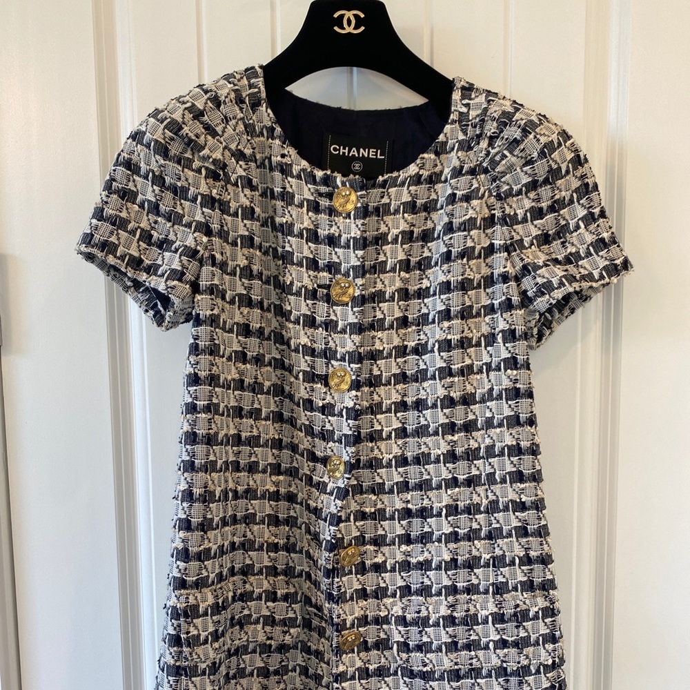 Chanel Brand New with Tags Tweed dress size 36